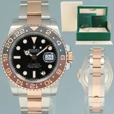 Rolex — 2023 Rolex GMT Master II Root Beer Two Tone Rose Gold 126711 Chnr Box — Watch — resale