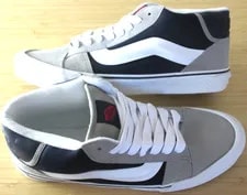 Vans Knu Skool Mid Varsity Drizzle Skate Shoes 2