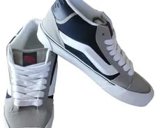 Vans Knu Skool Mid Varsity Drizzle Skate Shoes 3