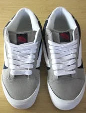 Vans Knu Skool Mid Varsity Drizzle Skate Shoes 4