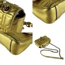 Auth Gucci GG Marmont Made IN Italy F/S 4
