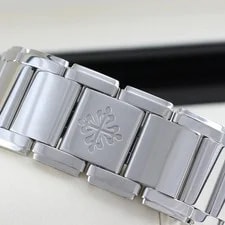 Patek Philippe Lady Twenty 4 Ref 4910 Grey Diamond Dial/Bezel w/Box Papers 4