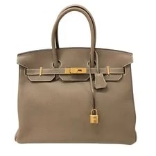 Hermès — Hermes Birkin 35 Y Stamp Etoupe #OK190 — Handbag — resale