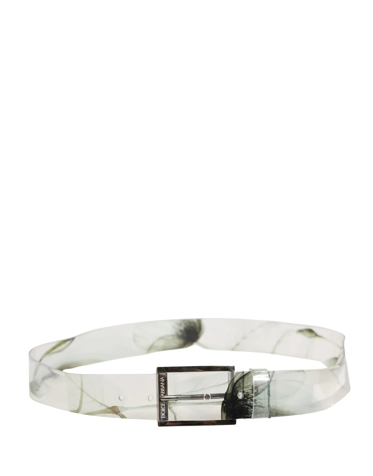 Dolce & Gabbana Floral Metal Buckle Belt 2