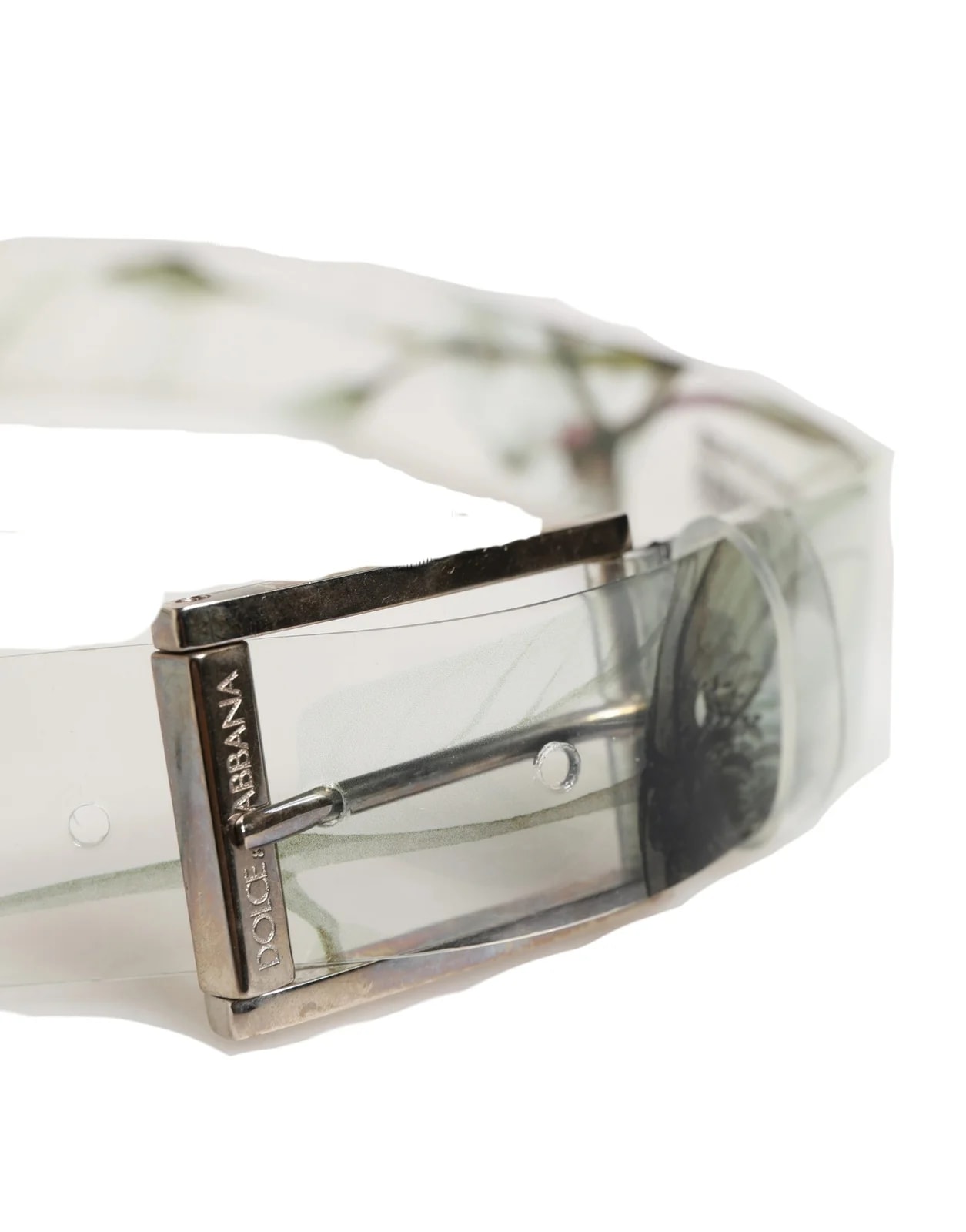 Dolce & Gabbana Floral Metal Buckle Belt 3