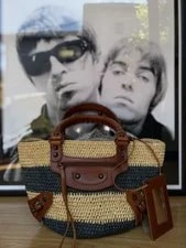 Balenciaga — Balenciaga the City Straw — Handbag — resale