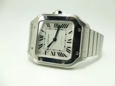 Cartier Stainless Steel Santos WSSA0029 W/ Papers Open Date & Papers 3