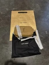 Saint Laurent Lou Camera Chevron Mini - Tabac 3