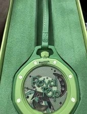 Swatch X AP Royal Pop Green Eight All Green Pocket 3