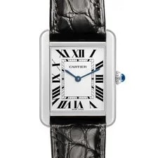Cartier — Cartier Tank Solo Steel Silver Roman Dial W5200005 — Watch — resale