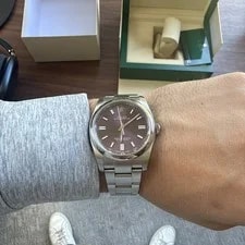 Rolex Oyster Perpetual Steel Purple Grape Dial 36mm Automatic 116000 3