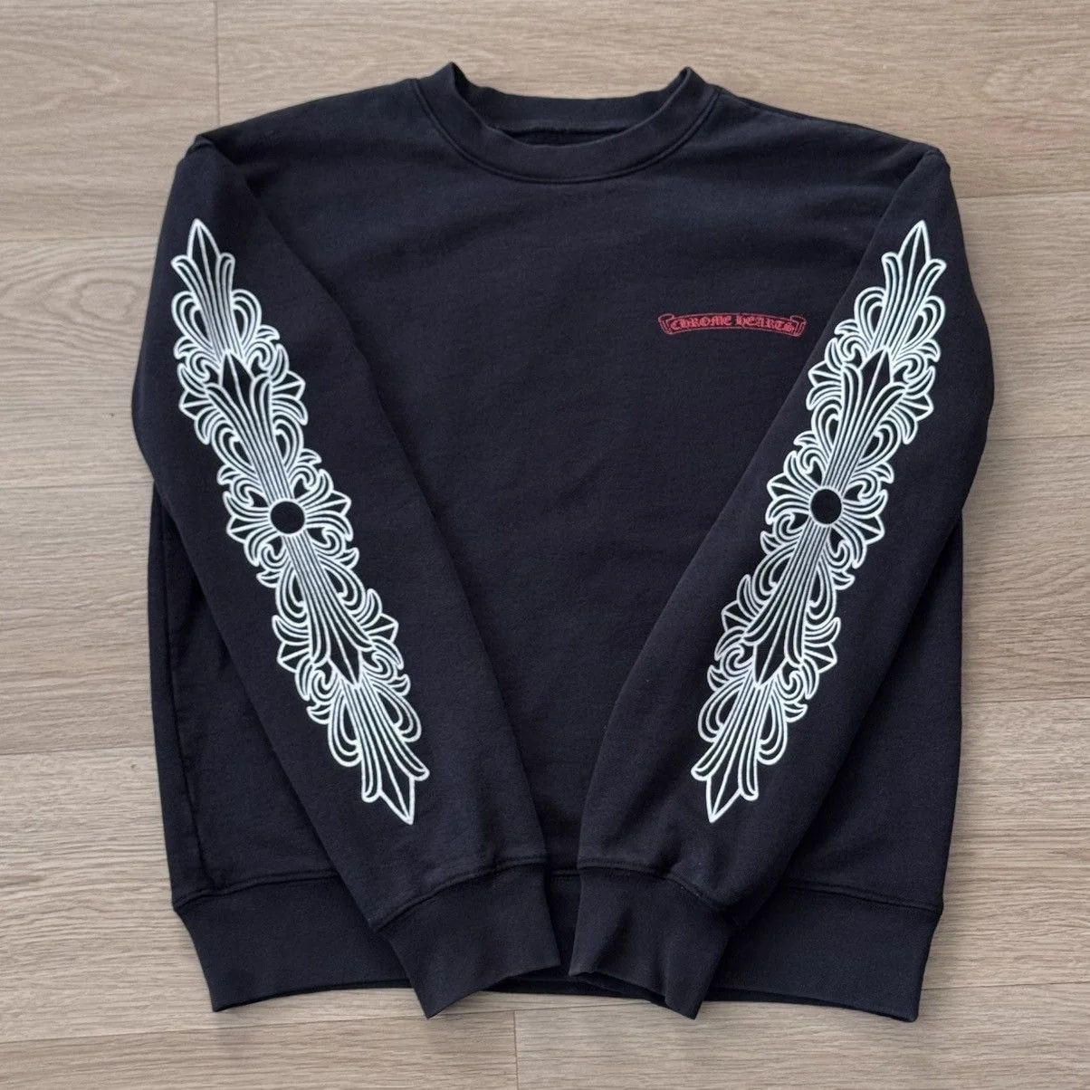 Chrome Hearts — Hearts Floral Matty Boy Crewneck — streetwear — resale