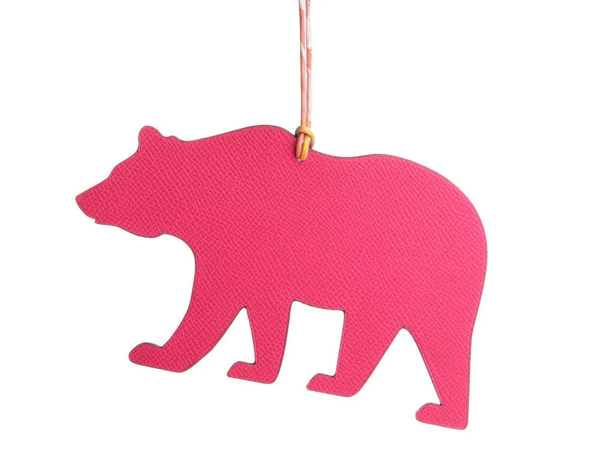 Hermès — Hermès Tyrien and Etoupe California Bear Petit H Charm — Accessory — resale
