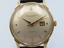 IWC Schaffhausen — IWC Schaffhausen 18k Yellow Gold Pie Pan Dial Automatic 34mm 1960s — Watch — resale