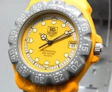 Tag Heuer — TAG Heuer Formula 1 382.513/1 Yellow Gray Quartz Japan — Watch — resale