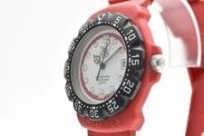 ▶️Tag Heuer Formula 1 385.513/1 Quartz Red Black Date Swiss 4