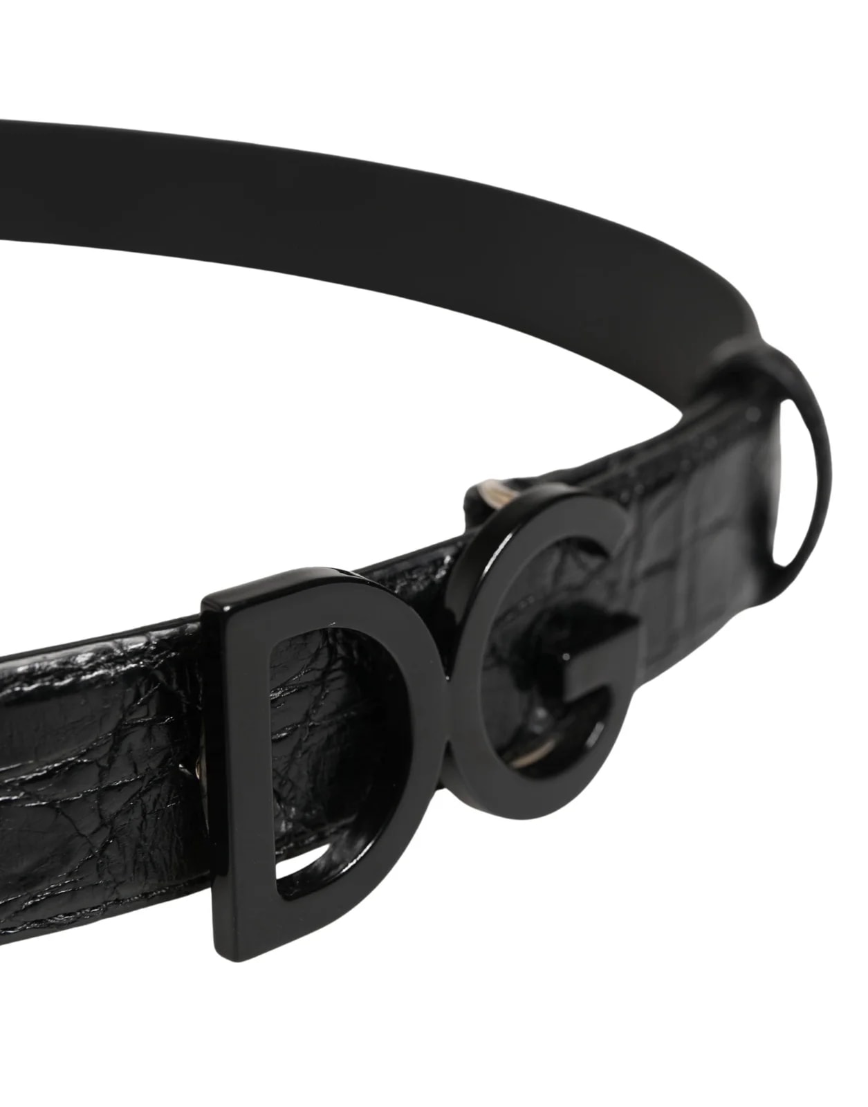 Dolce & Gabbana Exotic Logo Buckle Belt 3