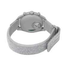 Omega Xswatch Moonwatch1965 S033M106 White Bio-Ceramic Quartz #W3217 4