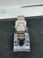Cartier Tank Francaise 2465 Medium 25mm 18k/Steel Roman Quartz 3