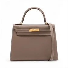 Hermès — Hermès Kelly 28 Serie Etoupe Metal Fittings B: 2023 — Handbag — deal