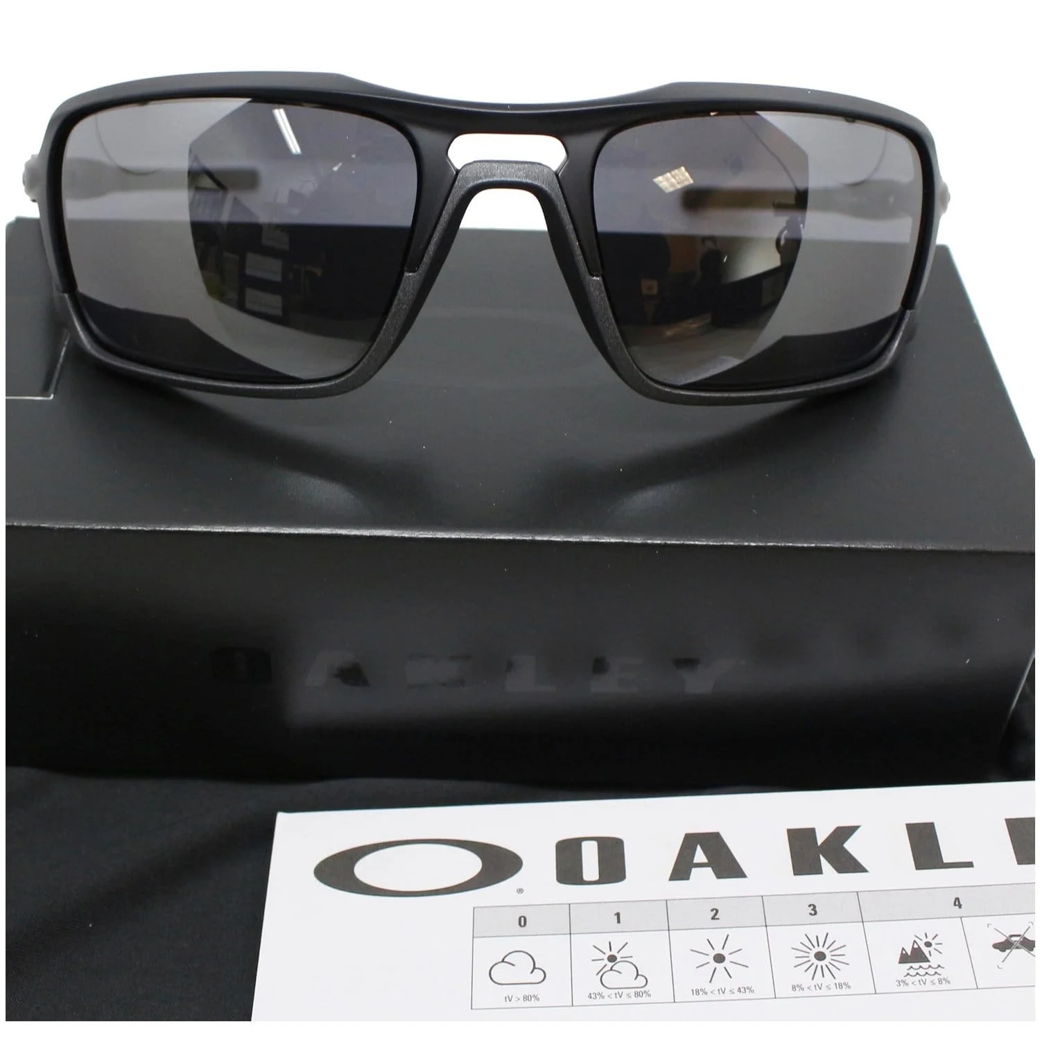Oakley OO9266-01 Triggerman Sunglasses Iridium Lens 2
