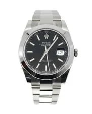 Rolex — Rolex DateJust 41mm Black Oyster 126300 Very Good — Watch — resale