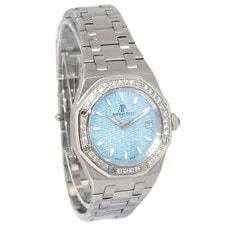Audemars Piguet — Audemars Piguet Royal Oak Ice Blue Ref.67601ST Quartz SS Diamond 154703 — Watch — resale