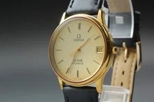 Omega — 1979 Near Omega de Ville 33mm 196.0164 Quartz Gold Dial — Watch — resale