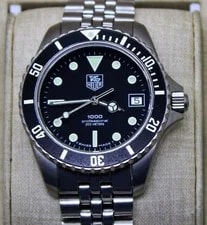 TAG Heuer 1000 Professional Black Dial Ref.980.013B Swiss Box&Papr 3