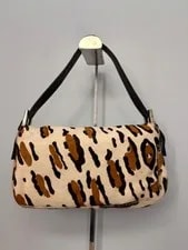 Fendi Ponyhair Baguette in Animal Print 4