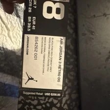 Jordan Air 3 Retro OG 854262-001 2018 3
