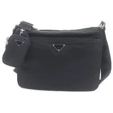 Prada — Item Prada 1BC421 Re Triangle Logo Triangle Pla — Handbag — resale