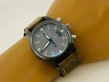IWC Pilot's Chronograph Top Gun IW388002 Auto Excellent++ A6042 2