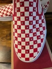 Vans Classic Slip-On Rhinestone Shoes Checkerboard / VN000D6YIZQ 12 2