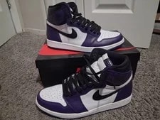 Air Jordan — Size 10.5 - Air Jordan 1 Retro OG High Court — Sneaker — resale
