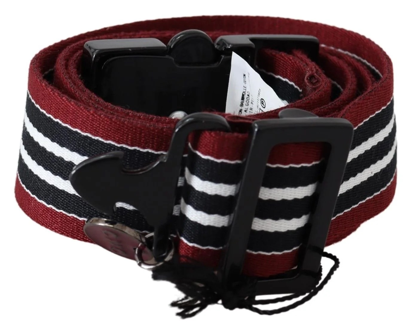 Costume National — Costume National Stripe Buckle Belt — Accessory — resale
