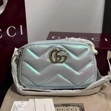 Gucci — Gucci GG Marmont Double G Logo Adjustable Strap - Unused #14IR5Q3 — Handbag — resale