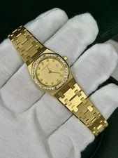 Audemars Piguet — Audemars Piguet Royal Oak Mini Yellow Gold 66319BA Box & Papers — Watch — resale
