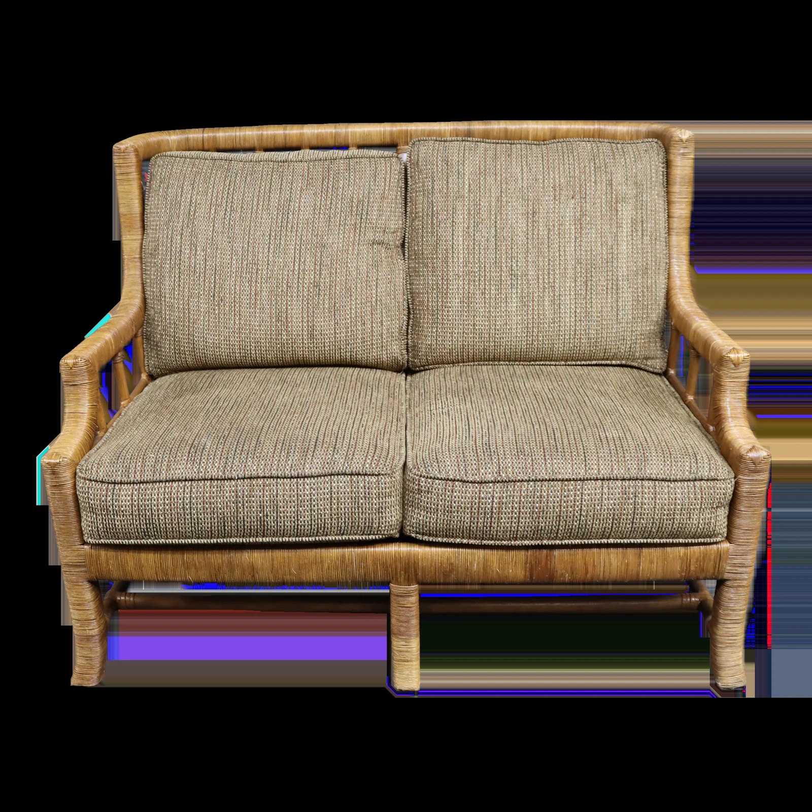 Braxton Culler — Braxton Culler Split Reed Loveseat Settee — Furniture — resale