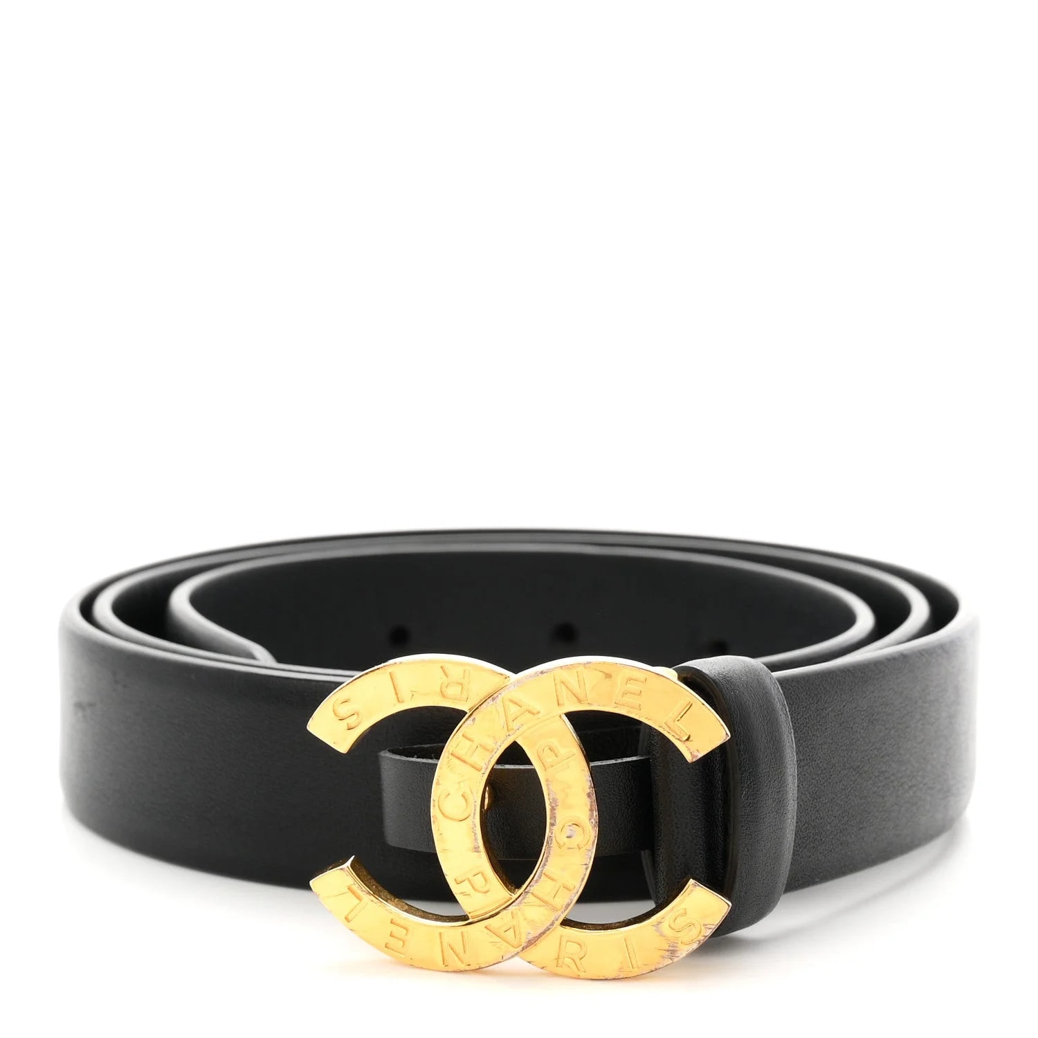Chanel — Paris Button CC Belt 85 34 — Accessory — resale