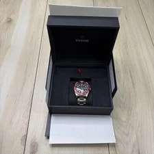 Tudor Black Bay Heritage 41mm Steel Black Dial Red Burgundy 79230R 4