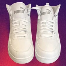 Puma Rebound Joy Wide High Top Comfort Lace Up (Size US 12) 4