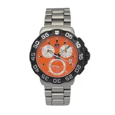 TAG Heuer — Tag Heuer Formula 1 - CAH1113 - Orange Dial - 41mm - Quartz - 2012 (Full Set) — Watch — resale