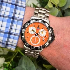 Tag Heuer Formula 1 - CAH1113 - Orange Dial - 41mm - Quartz - 2012 (Full Set) 3