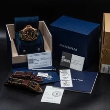 Panerai Submersible Bronzo PAM00968 47mm Bronze Brown Dial Box Papers 2023 2