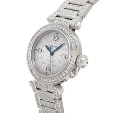 Cartier Pasha de WJPA0017 Silver #6102 2