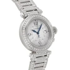 Cartier Pasha de WJPA0017 Silver #6102 3