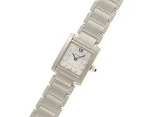 Cartier Tank Française SM WE110006 Stainless Steel / Diamond 25mm Quartz #DW1470 2