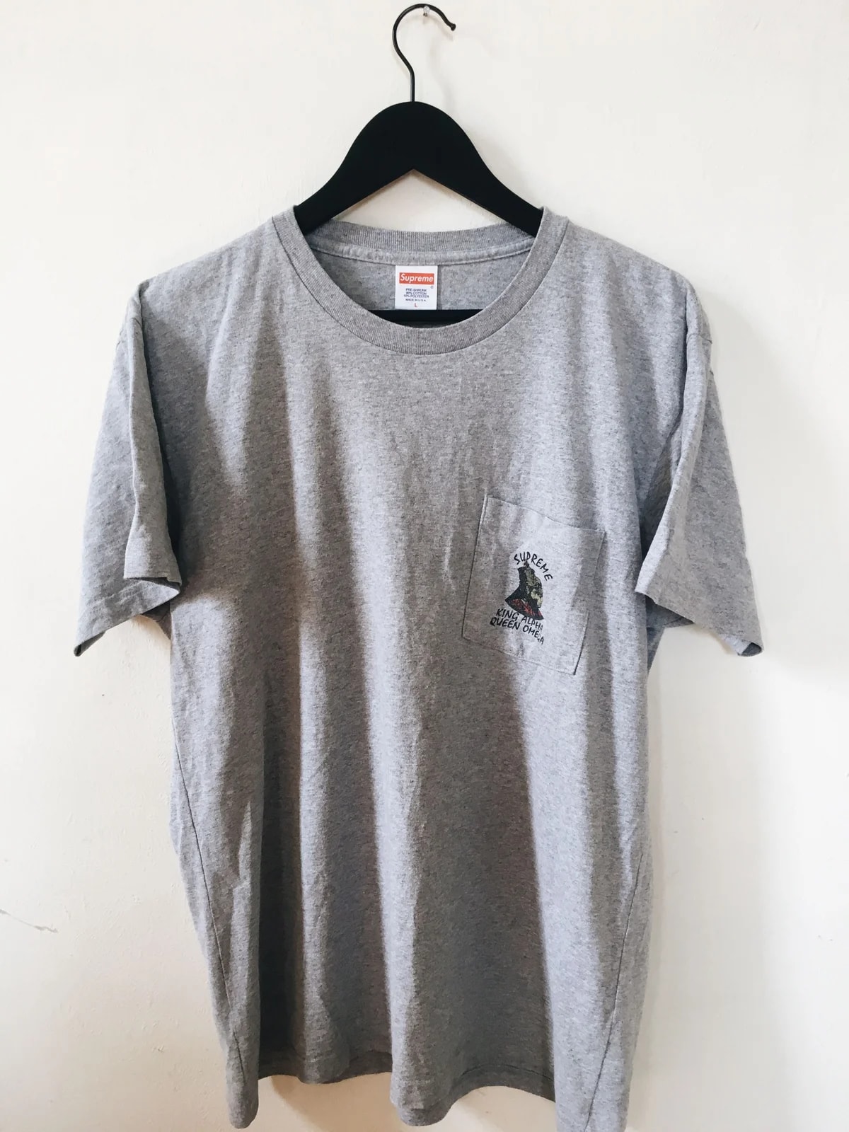 Supreme — Supreme King Alpha Queen Omega Tshirt — streetwear — resale