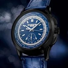Patek Philippe 5930G World Time Chronograph 18kt White Gold Black DLC 'Stealth' 3